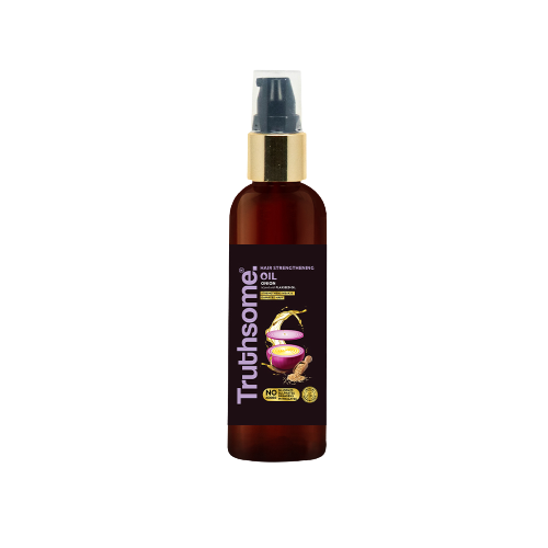 Hair Strengthening Oil With Onion & Infused With Flaxseed Oil