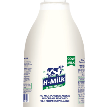 Bottled whole milk