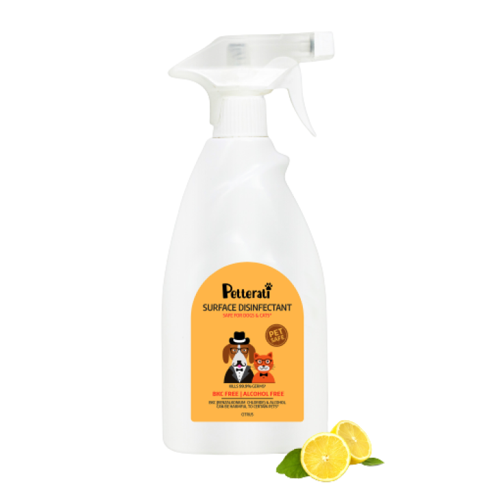 Petterati Pet Safe Surface Disinfectant – Citrus