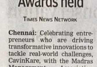 The 12th ChinniKrishnan Innovation Awards Recognizes Three Innovative Entrepreneurial Ventures