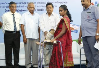 CavinKare Extends Support to over 100 Amputees in Cuddalore with Artificial Limbs